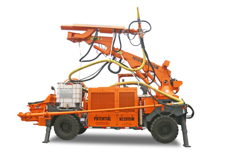 KC2515W Shotcrete Concrete Spraying Machine