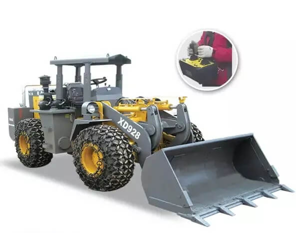 XD928 Remote Control Underground Loader